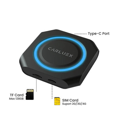 CARLUEX PRO+ Wireless CarPlay/Android Auto Adapter